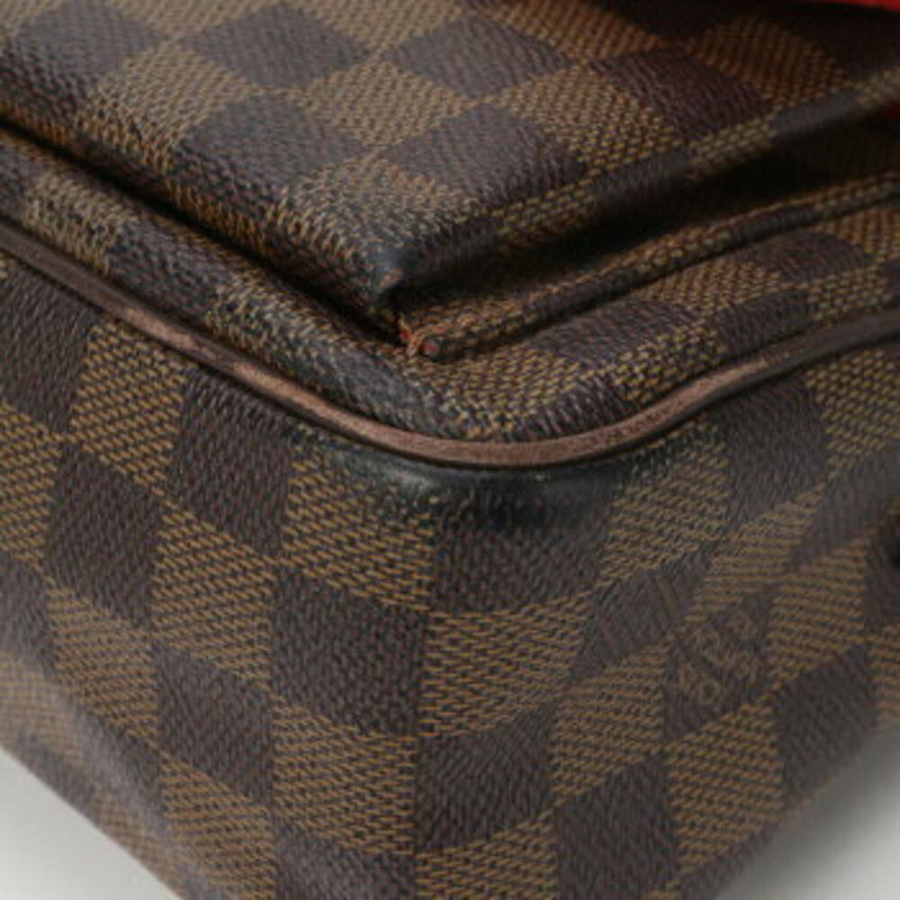 Louis Vuitton Damier Ebene Ravello Leather Shoulder Bag Crossbody Hand Tote - Picture 9 of 14